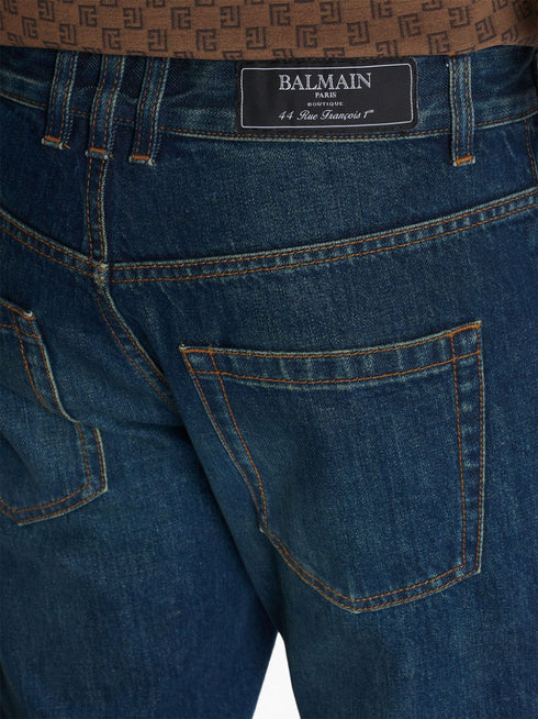 MEDIUM BLUE REGULAR DENIM PANTS
